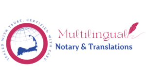 Multilingual notary
